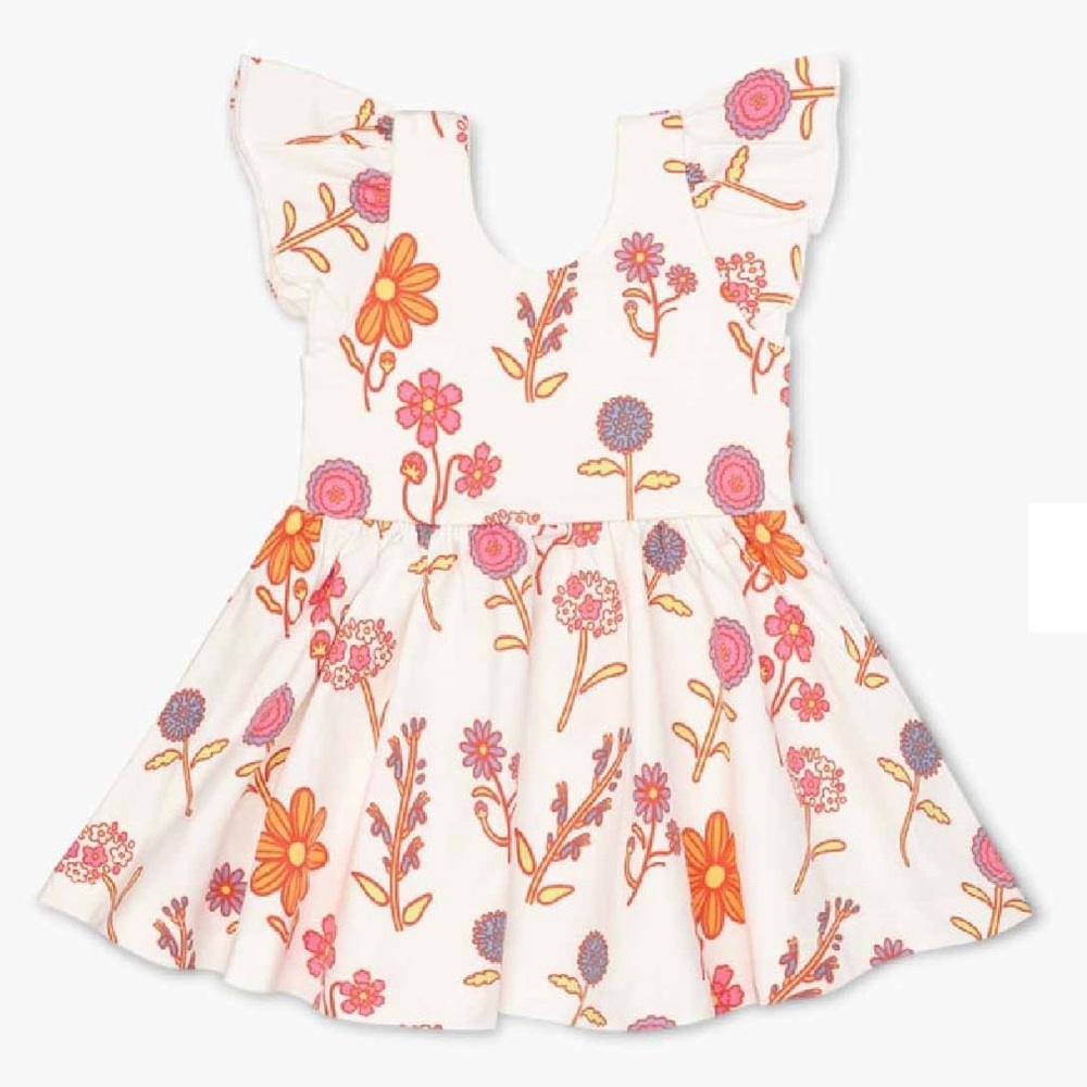 Monica + Andy - Short Sleeve Let's Dance Dress - Fresh Florals